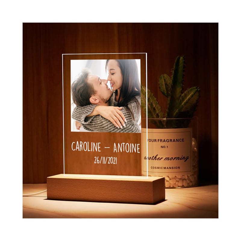 cadeaux pour un anniversaire : lampe 3D personnalisée