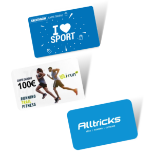 carte cadeaux boutique de sport